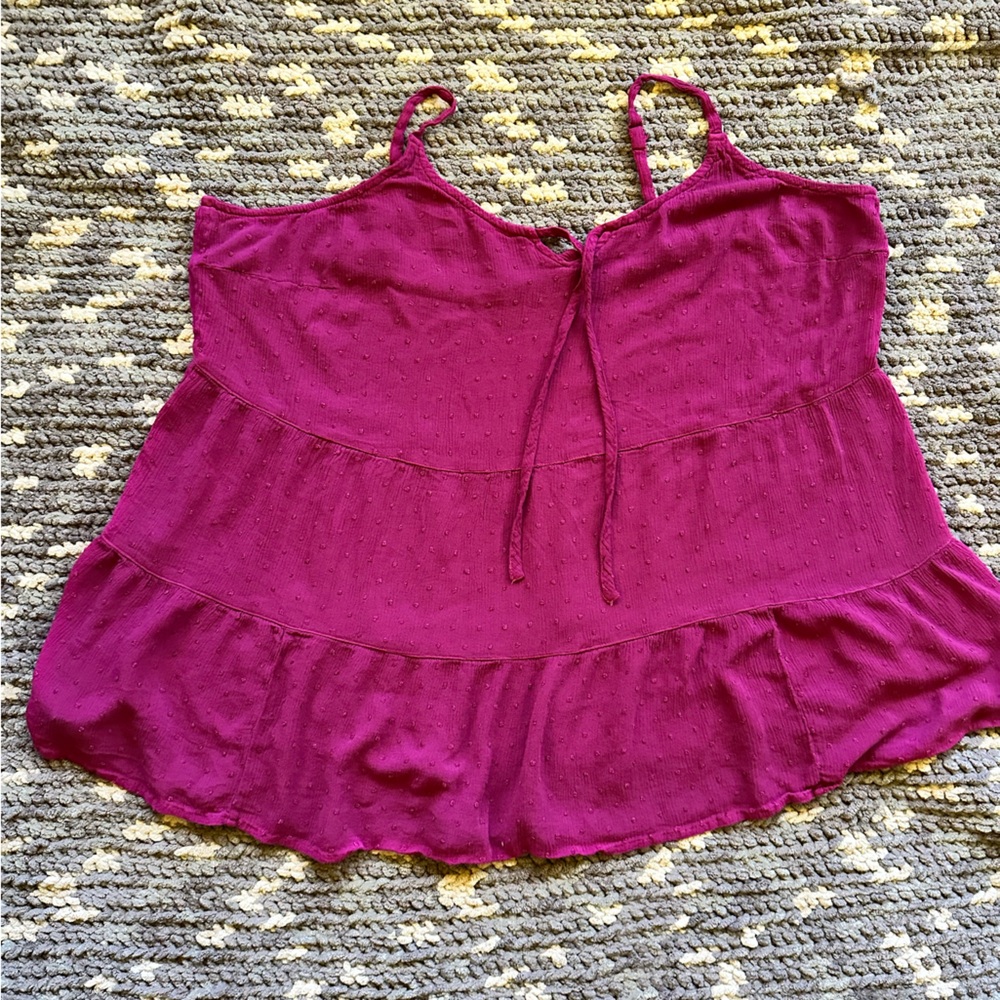 Torrid Women's Pink Sleeveless Top, 3X, Plus Size - Picture 3 of 8